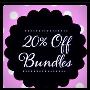 Bundles 20% off